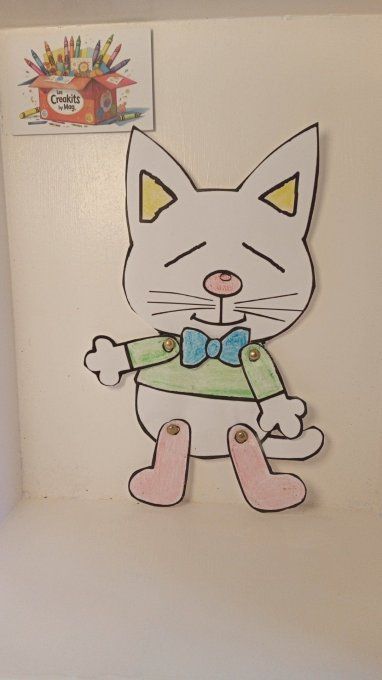 kit 2 Pantins : danseuse et chat